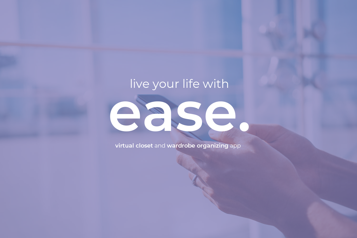 Purple banner graphic for the Ease app.